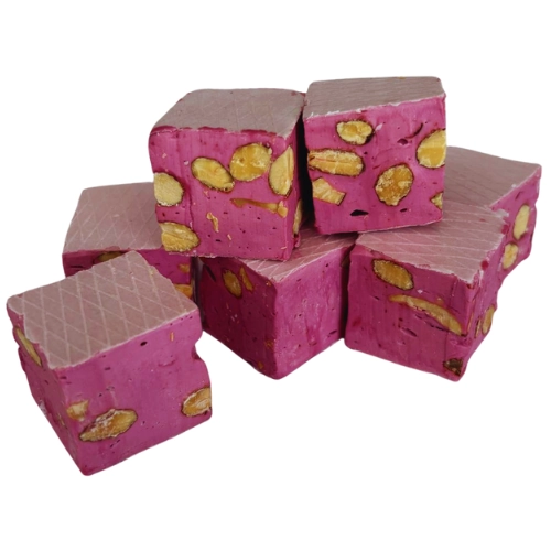 Les Douceurs du Monde | Nougat cube arôme cassis